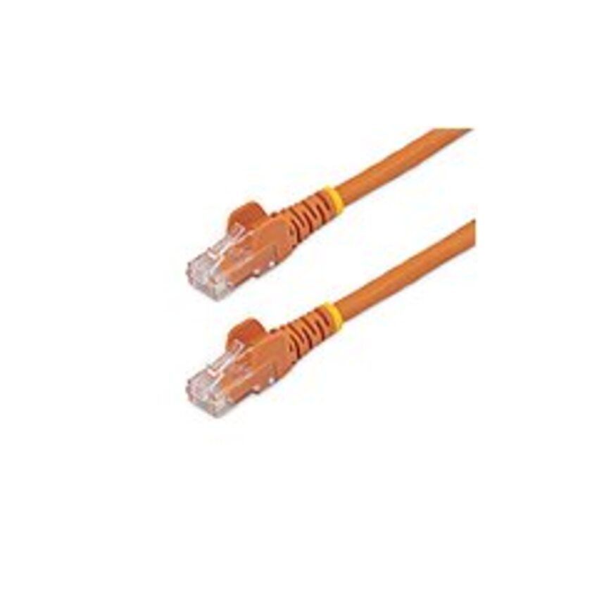 StarTech.com 14ft CAT6 Ethernet Cable - Orange Snagless Gigabit - 100W PoE UTP 650MHz Category 6 Patch Cord UL Certified Wiring/TIA - 14ft Orange CAT6
