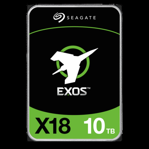 Seagate Exos X18 ST10000NM018G 10 TB Hard Drive - Internal - SATA (SATA/600) - Conventional Magnetic Recording (CMR) Method - Storage System, Video Su