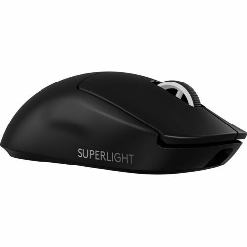 Logitech G PRO X Superlight 2 Lightspeed Gaming Mouse - Opto-mechanical - Wireless - Rechargeable - Black - 1 Pack - USB 2.0 - 32000 Dpi - 5 Button(s)