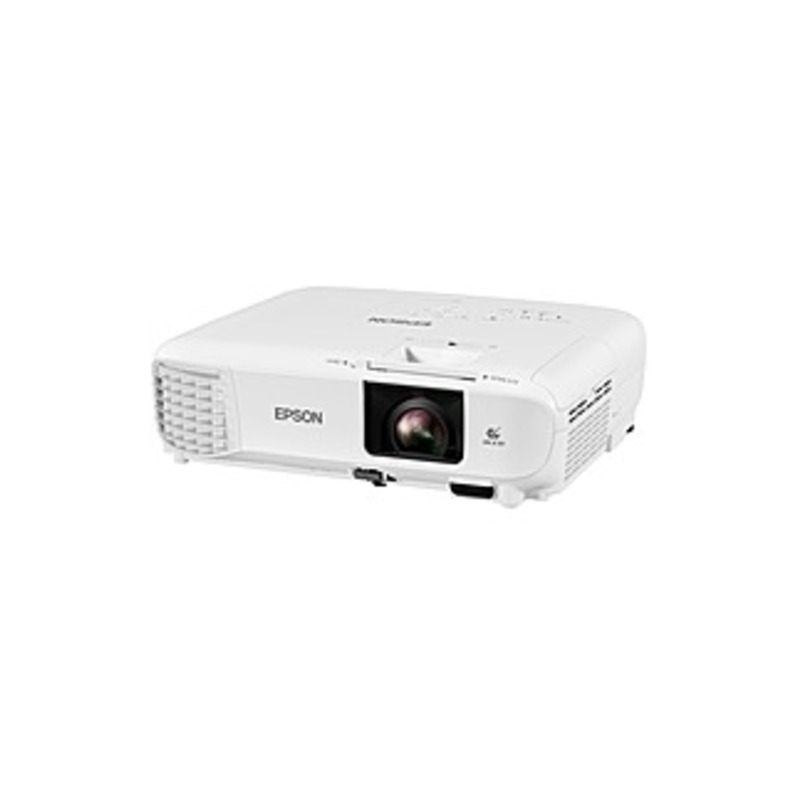 Epson PowerLite E20 LCD Projector - 4:3 - White - 1024 X 768 - Front, Ceiling, Rear - 6000 Hour Normal Mode - 12000 Hour Economy Mode - XGA - 15,000:1