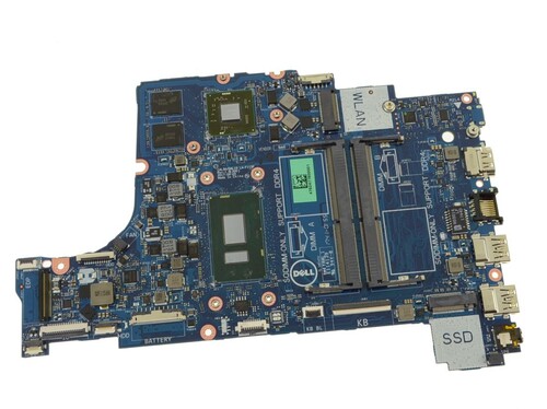 Dell  Laptop Motherboard for Inspiron 15 5570 17 5770 - LA-F115P Socket - Intel Core i7-8550U (8th Gen) - AMD Radeon 530 / R7 M460 4GB GDDR5 - DD