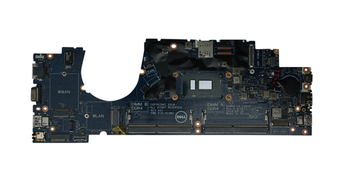 Dell  Laptop Motherboard for Latitude 5290 - Intel Core i7-8650U (8th Gen) vPro - Integrated Intel Graphics - 2 Memory Slots - DDR4 SO-DIMM Compa