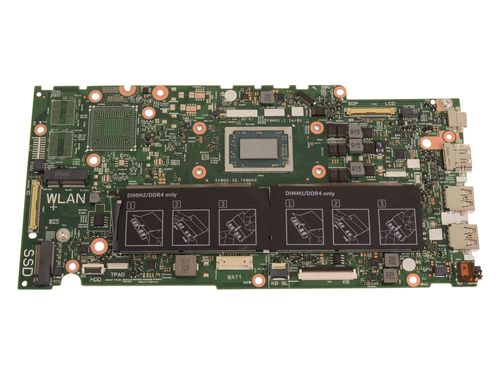 Dell  Laptop Motherboard for Inspiron 14 5485 - AMD Ryzen 7 3700U - Integrated Graphics - Dual-Channel DDR4 SO-DIMM