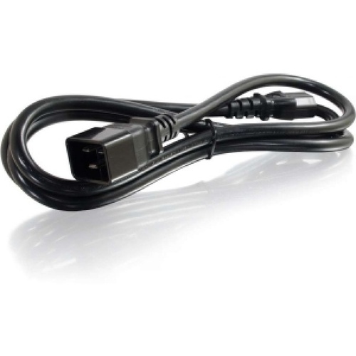 C2G 757120103493 10349 6-feet (1.8m) 14AWG Power Cord - Black - For PDU, Server - 250 Volts AC - IEC 60320 C20 to IEC 60320 C13