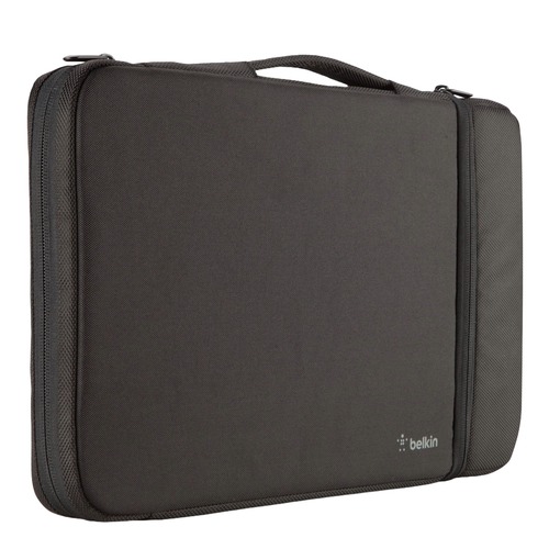 Belkin B2A070-C01 Air Protect Sleeve 11 Inches Laptop Carrying Case - Black - Impact Resistant, Drop Resistant, Shock Absorbing, Tear Resistant, Damag