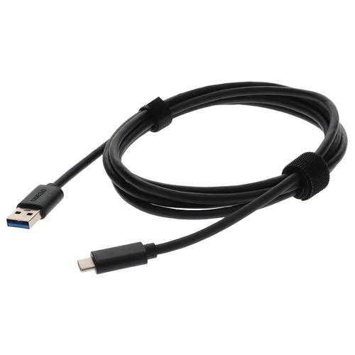 AddOn USBC2USB6F 6 Feet USB-C Data Transfer Cable - Black - Male USB 2.0 Type-C To Male USB 2.0 Type-A