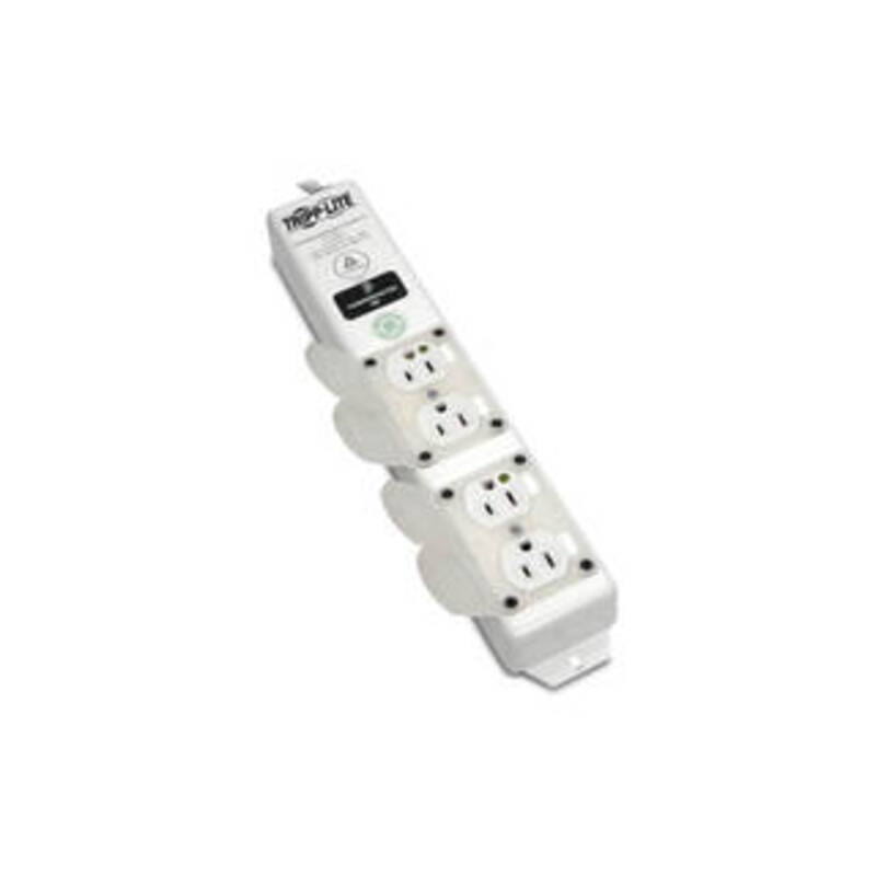 Tripp Lite Safe-it Ul 60601-1 4 Hospital-grade Outlet Surge Protector Power Strip - 6ft Cord - NEMA 5-15P-HG Plug - White