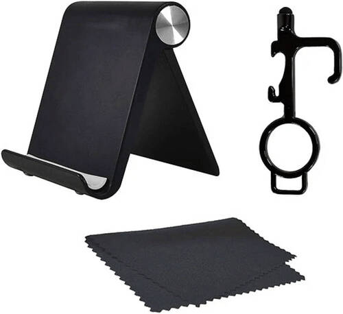 Digital Basic BSKTB3PH Tablet Essentials Kit - Black - Stand / Stylus / Cleaning Cloth - 3-piece