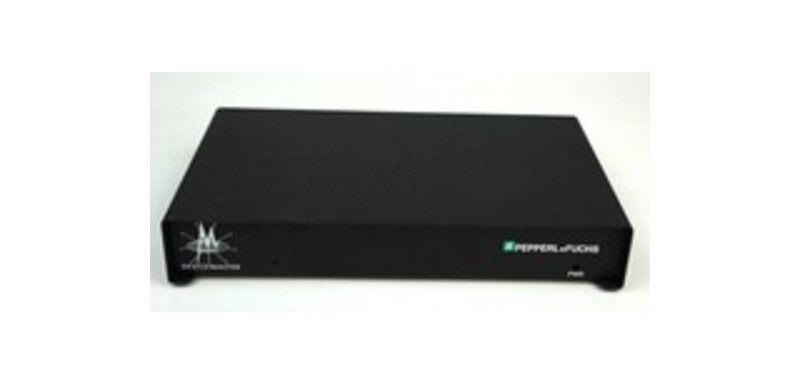 Pepperl-Fuchs 70114047 8-port DB9 Serial Panel Mount Device Server - Steel Black - 2x Rj45 Connections - ICDM-RX/TCP-8DB9/2RJ45-PM