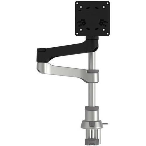 R-Go Tools RGOVLZE4SI Zepher 4 C2 Circular Adjustable Single Monitor Arm - Desk Mount
