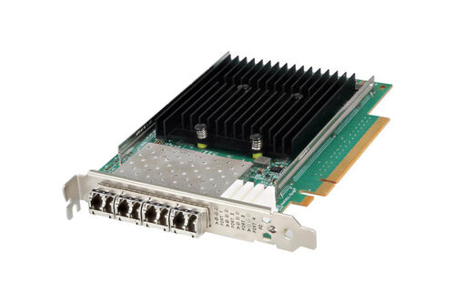 Dell VHW9N (Qlogic MA2810402-70) QLogic QLE2774-PP Host Bus Adapter - 4 x 32 GB Fiber Channel - Full-height - SFP28