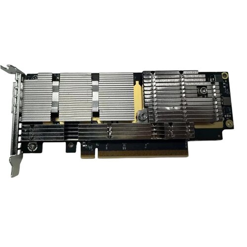 Nvidia ConnectX-7 MCX75310AAS-HEAT Ethernet Adapter Card - Single-Port - 200 Gbps - OSFP - PCI-E 5.0 x 16 - Infiniband Certified