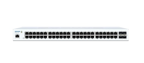Sophos CS110-48 C14ATCHUS 48-port Networking Ethernet Switch With US Power Cord - White - Rack-mount - Managed - 1 G/10 G