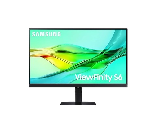 Samsung S6 (S60D) LS27D606UANXGO 27 Inches Resolution Monitor - Black - IPS Panel - 2560 x 1440 (QHD) - 1000:1 - 5 MS - 100 Hertz