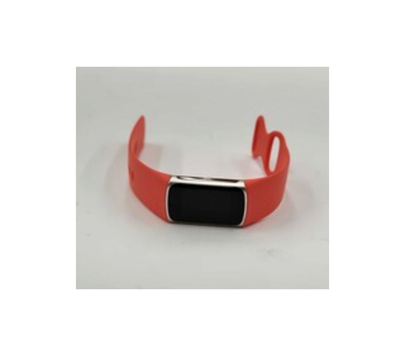 Fitbit Charge 6 GA05184-NA 1.4 Millimeters Activity Tracker - Champagne Gold Aluminum with Silicone Coral Infinity Band - Bluetooth - 164 Feet - GPS -