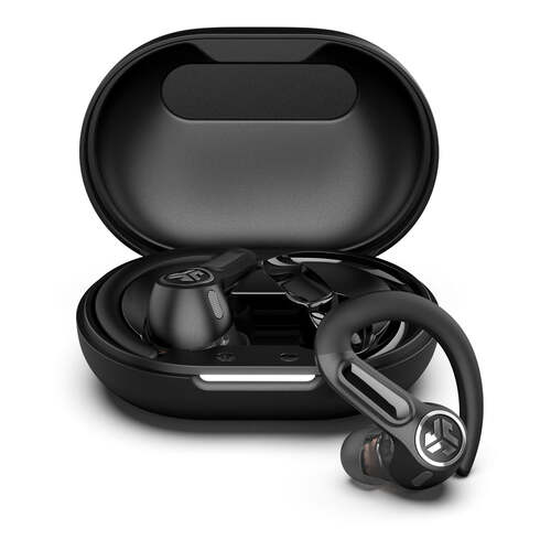 JLAB EBEPICSPT3RBLK82 Epic Sport ANC 3 Dual Driver Sport True Wireless Earbuds With Charging Case - Black
