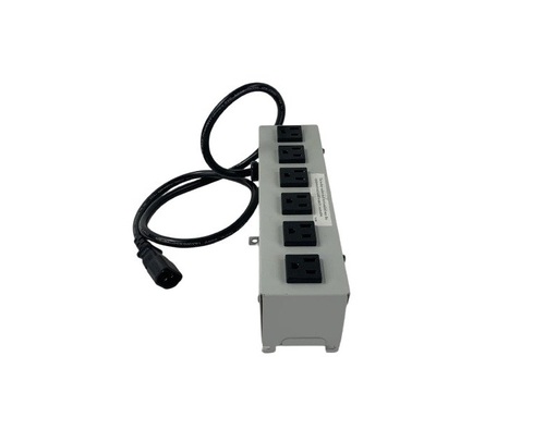 Bretford 060-0922 6-outlet Power Strip - 125 Volts AC - 12 Amps - 60 Hertz - 5 Feet Cord