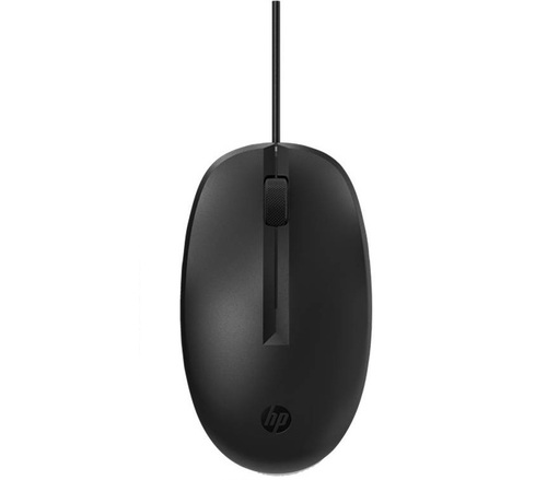 HP M27537-001 125 Wired USB Optical Mouse - Up to 1200 dpi - 3-button - Black