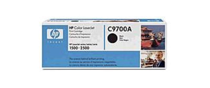HP C9700A Black Print Cartridge for Color LaserJet 1500/2500